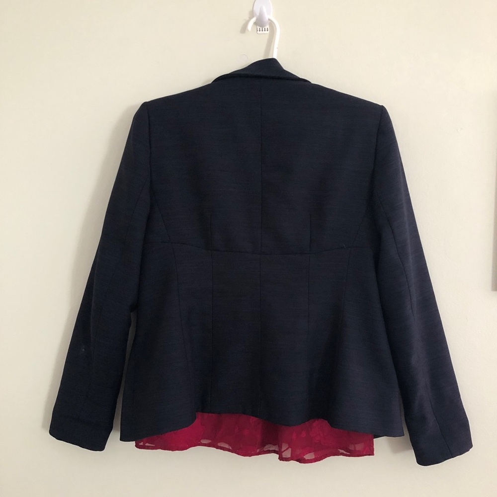 Open Front Solid Blazer - image 2